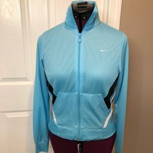 Blue Nike Zip Up Jacket